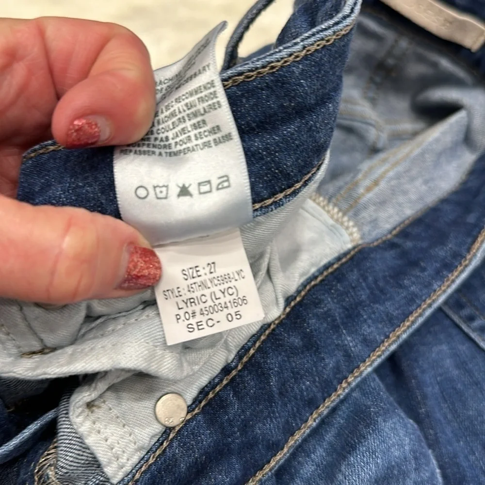 Joe’s lyric skinny jeans, medium blue size 27 - Picture 14 of 17
